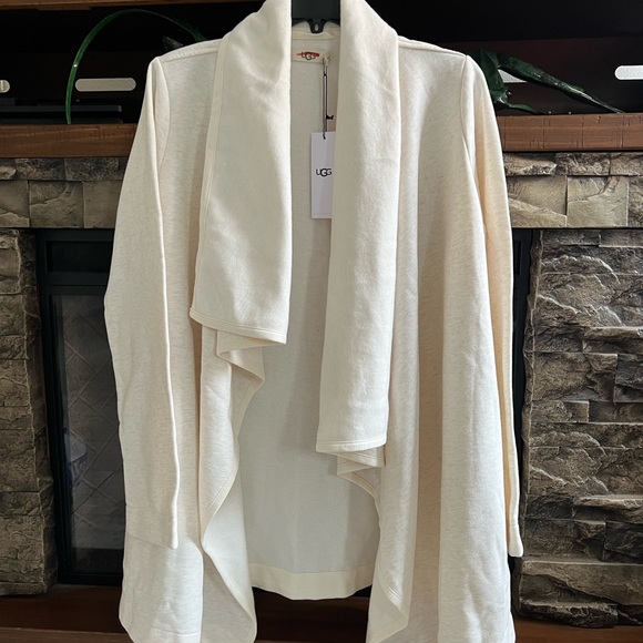 UGG Janni Fleece Blanket Short cardigan - Picture 2 of 6